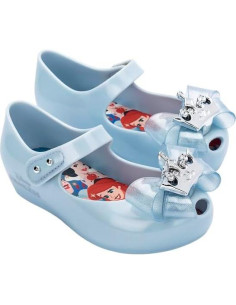 Zapatos Bailarina Mini Melissa Princesa Disney Azul 19.5cm 2