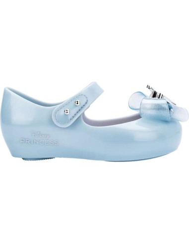 Zapatos Bailarina Mini Melissa Princesa Disney Azul 19.5cm