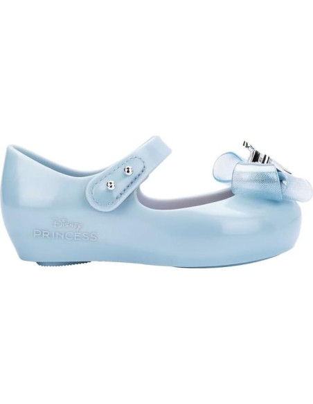 Zapatos Bailarina Mini Melissa Princesa Disney Azul 19.5cm