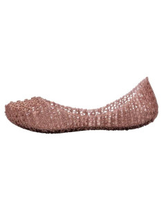 Zapatos Mini Melissa Campana Papel Niñas Glitter Rosa 19cm