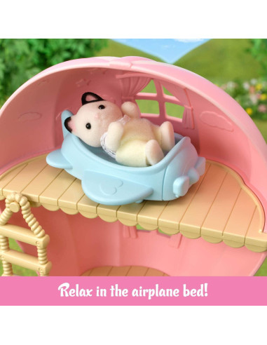 Casa de Juegos de Globos Calico Critters con Gato Tuxedo