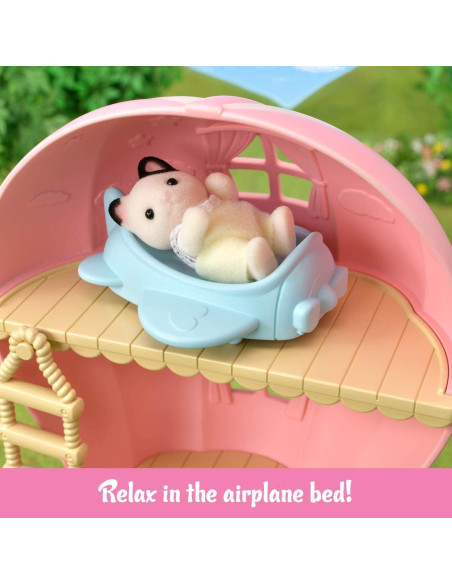 Casa de Juegos de Globos Calico Critters con Gato Tuxedo