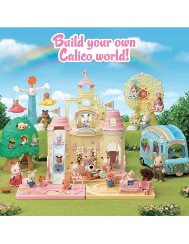Casa de Juegos de Globos Calico Critters con Gato Tuxedo