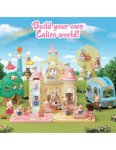 Casa de Juegos de Globos Calico Critters con Gato Tuxedo