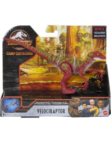 Figura de acción Velociraptor Jurassic World Mattel 20cm