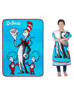 Manta Franco Kids Dr Seuss 116x152 cm Suave Micro Raschel