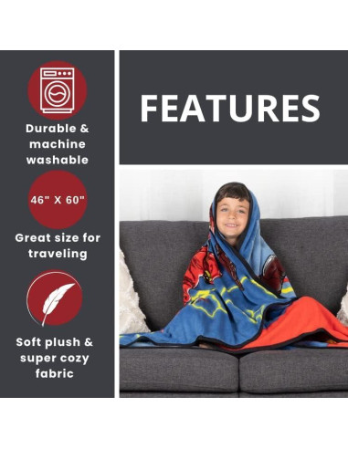 Manta Franco The Flash 116x152 cm Micro Raschel Suave