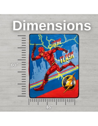 Manta Franco The Flash 116x152 cm Micro Raschel Suave