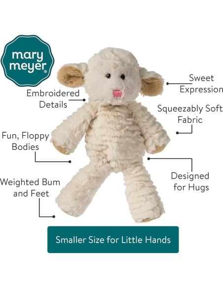 Corderito Junior Mary Meyer Juguete Suave 33 cm