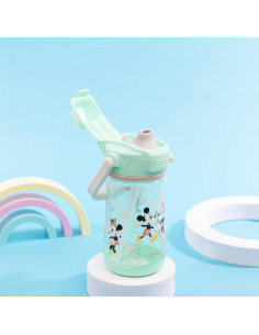 Botella de Agua Infantil Zak Designs 355ml Mickey y Minnie 2