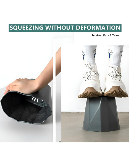 Macetas de Plástico InmeRun 5" Set de 6 con Drenaje