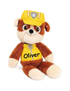 Peluches PAW Patrol GUND Rubble Personalizado 33 cm 2