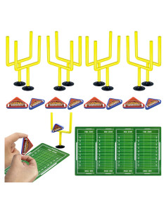Juego de Fútbol Mini Flick Amarillo XIPEGPA con 20 Piezas