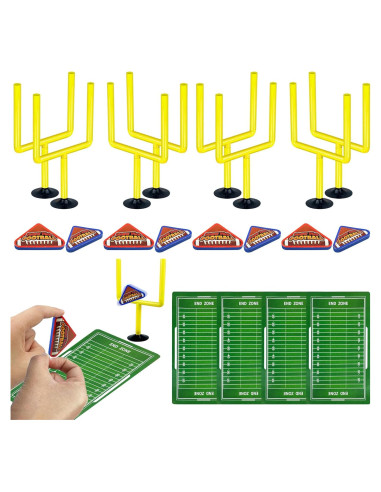 Juego de Fútbol Mini Flick Amarillo XIPEGPA con 20 Piezas