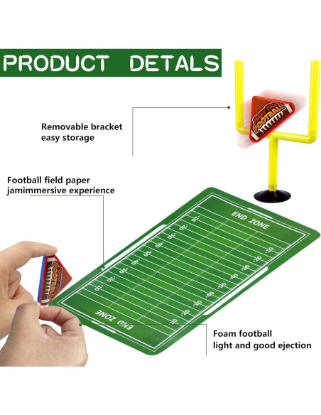 Juego de Fútbol Mini Flick Amarillo XIPEGPA con 20 Piezas