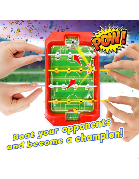 Mesa de Futbolín Mini JA-RU 30 cm para 2 Jugadores