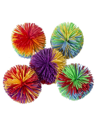 Paquete de 5 Pelotas Sensoriales Hibery Antiestrés 6.86 cm