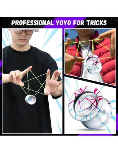 Yoyo Profesional X8 para Niños 8-12 Años con Estuche