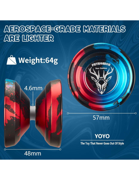 Yoyo FETESNICE LY001 Profesional para Niños y Adultos