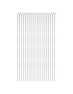 Varillas de Acero Z uxcell 1.2mm x 260mm para RC - Paquete de 20