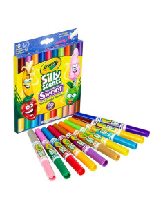 Marcadores Aromáticos Crayola Silly Scents 10 Piezas