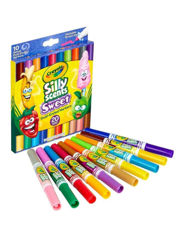 Marcadores Aromáticos Crayola Silly Scents 10 Piezas
