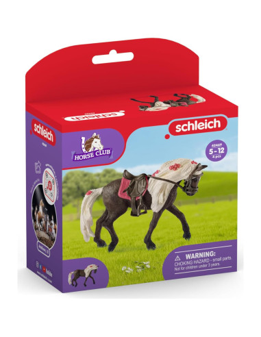 Set de Juego Caballo de Montaña Rocosa Schleich 3 Piezas