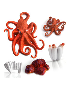 Ciclo de Vida del Pulpo LC JoyCre 4 Figuras Educativas