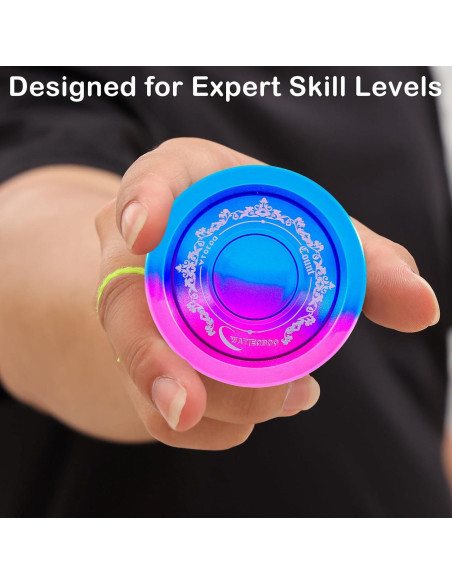 Yoyo WATIEOBOO Profesional Doble Función 68g Azul Rosa