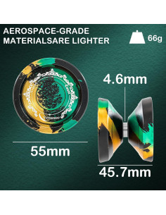 Yoyo WATIEOBOO Profesional de Metal 9cm para Niños y Adultos 2