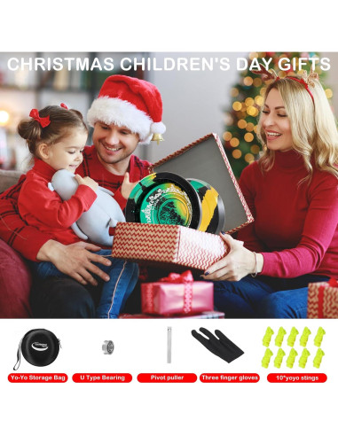 Yoyo WATIEOBOO Profesional de Metal 9cm para Niños y Adultos