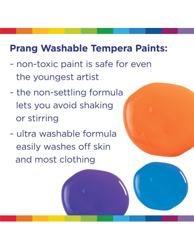 Pintura Tempera Lavable Prang Marrón 32 Oz (0,95 L) 1 Cuenta