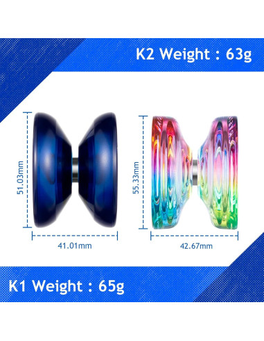 Yoyos Responsivos MAGICYOYO K2 y K1 para Principiantes