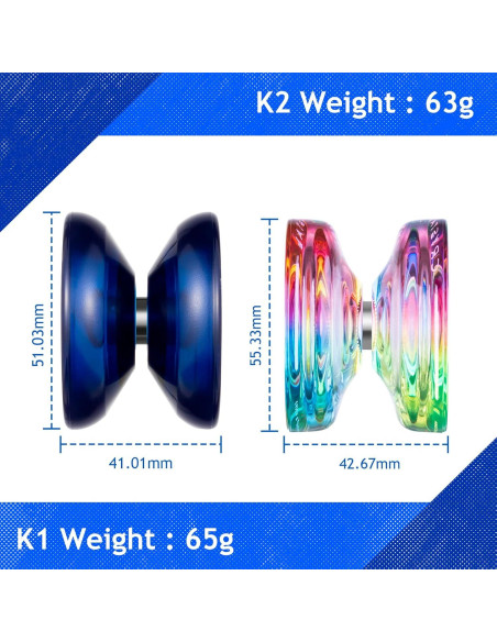 Yoyos Responsivos MAGICYOYO K2 y K1 para Principiantes