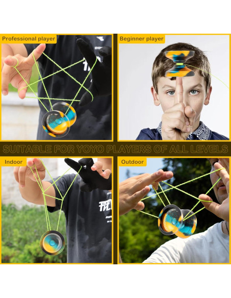 Yoyo Profesional WATIEOBOO para Niños y Adultos - Accesorios