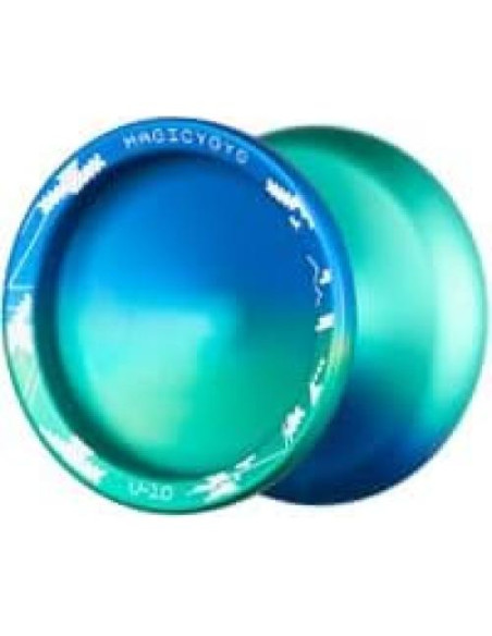 Yoyo Profesional MAGICYOYO V10 Doble Propósito Azul Verde