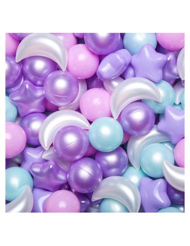 Bolas de Piscina GOGOSO 100PCS Estrellas y Lunas