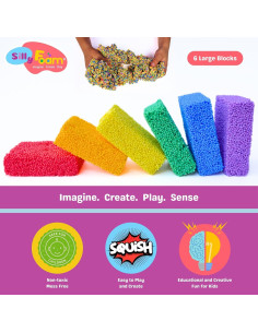 Silly Foam LYRK 12 Colores Mixtos para Manualidades 2