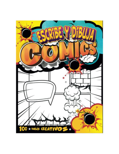 Cuaderno de Cómics Creativos - 100 Tableros A4
