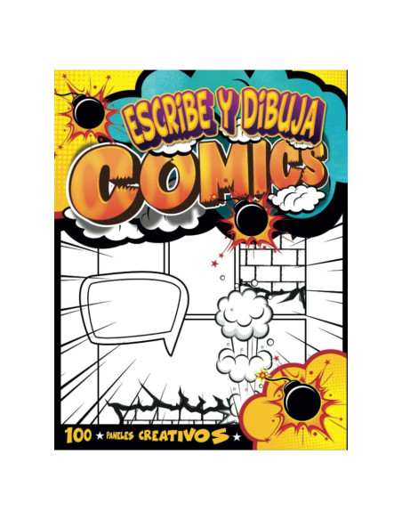 Cuaderno de Cómics Creativos - 100 Tableros A4