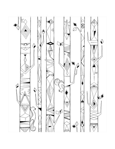 Color & Frame - In the Forest (Adult Coloring Book)