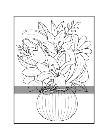 100 Flowers: An Adult Coloring Book with Bouquets, Wreaths, Swirls, Patterns, Decorations, Inspirational Designs, and Much More!