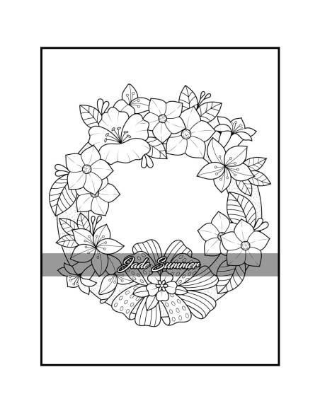 100 Flowers: An Adult Coloring Book with Bouquets, Wreaths, Swirls, Patterns, Decorations, Inspirational Designs, and Much More!