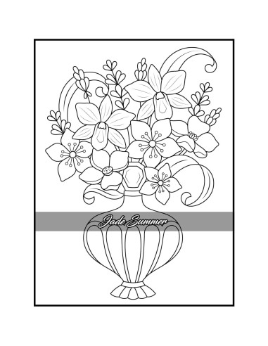 100 Flowers: An Adult Coloring Book with Bouquets, Wreaths, Swirls, Patterns, Decorations, Inspirational Designs, and Much More!