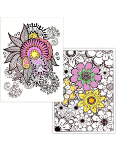 Conjunto de Libros para Colorear Crenstone 10 Deluxe Adultos 2