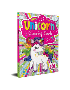 101 Unicorn Colouring Book: Fun Activity Colouring Book For Children