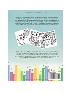 Libro Para Colorear ABC: Spanish Alphabet Coloring Book (Spanish Edition) 2