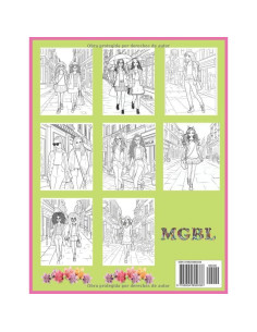 Libros para colorear de moda para adolescentes de 12 a 16 años. (Spanish Edition) 2