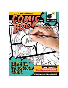Cuaderno de Cómics en Blanco 120 Páginas 22x28cm