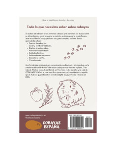 Cobayapedia: Guía completa para alimentar y cuidar a tus cobayas (COBAYAS ESPAÑA) (Spanish Edition) 2
